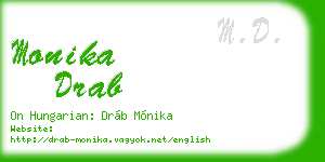 monika drab business card